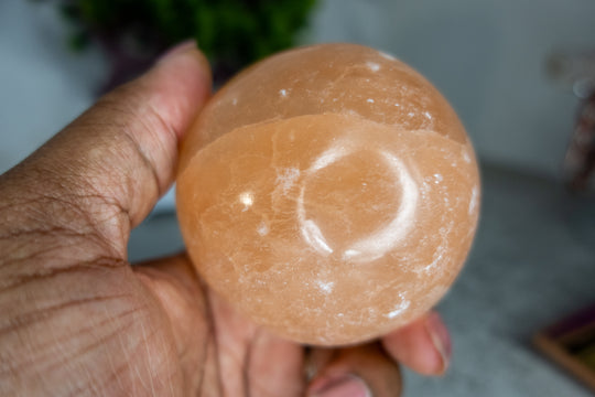 Pury Gems Orange Calcite Spheres