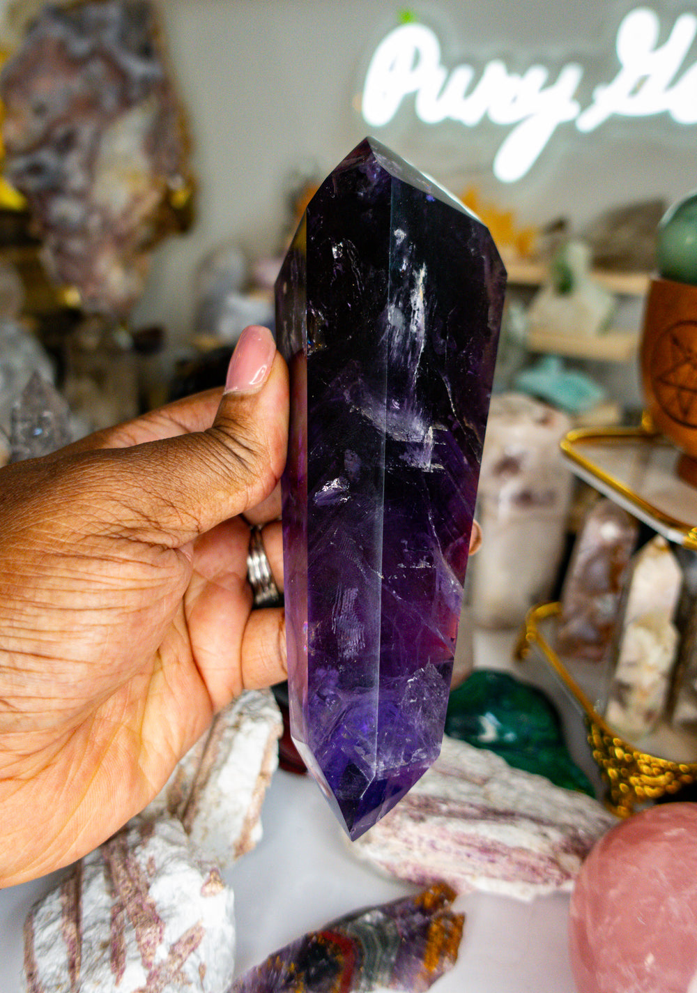  Amethyst wand