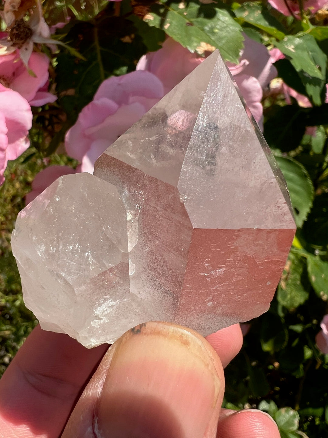 RARE Double Point Pink Lithium Quartz