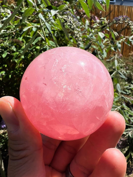 Rose Quartz 65mm Sphere