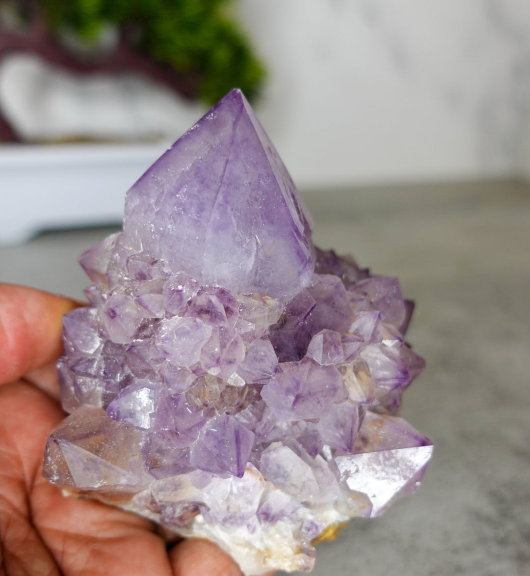  Spirit quartz crystal, spirit quartz cluster, spirit amethyst