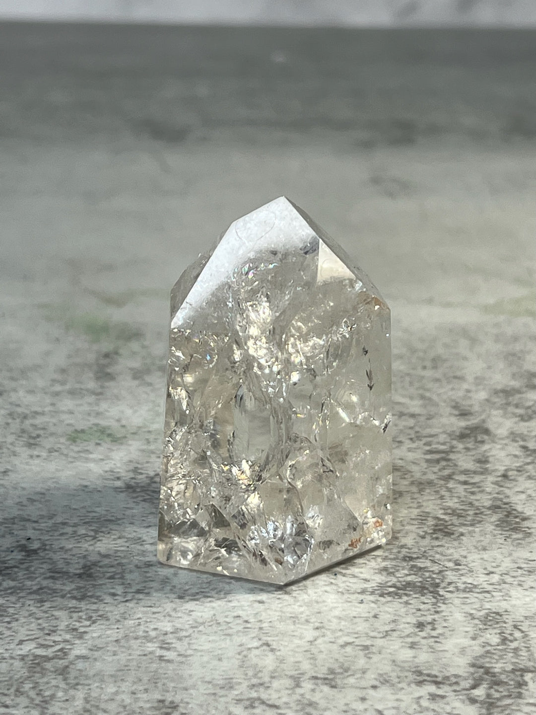 Crackle Quartz Crystal