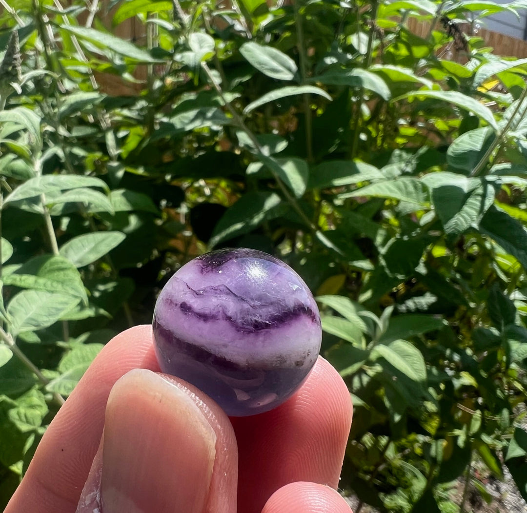 mini fluorite sphere 